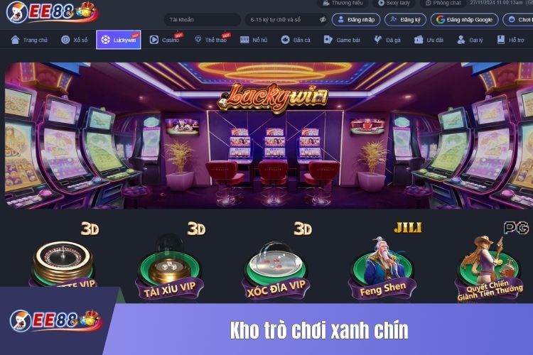 Kho trò chơi xanh chín